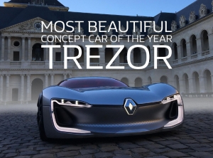 The Renault TREZOR voted Most Beautiful Concept Car of 2016