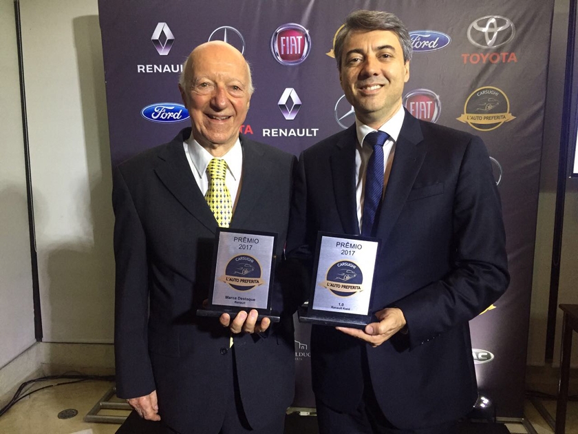 Renault Kwid é eleito o “Carro de Passeio 1.0” na premiação Carsughi L’Auto Preferita