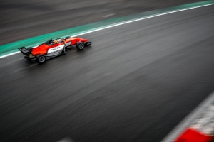 Lorenzo Colombo marks his turf at Monza