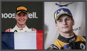 Anthoine Hubert and Victor Martins members of the 2019 Renault Sport Academy