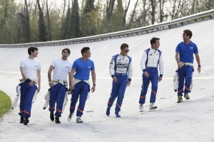 Dress Rehearsal for the Alpine A470s at Monza