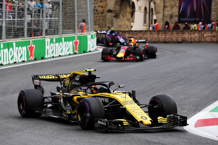 Top five finish for Renault Sport Formula One Team in Baku