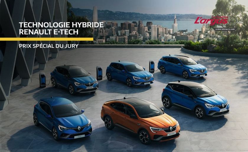 Renault´s revolutionary Hybrid E-Tech Technology awarded at the &quot;Trophées de L´Argus 2021&quot;