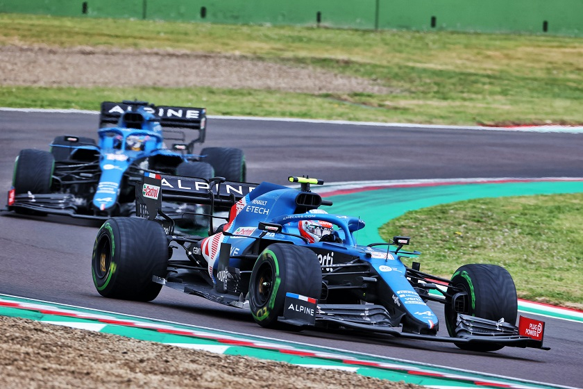 Esteban and Fernando score first points of the season after eventful Emilia Romagna Grand Prix