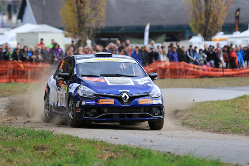 Ismaël Vuistiner – Florine Kummer gewinnen die Clio R3T Trophy ALPS 2017 und starten an der Rallye Monte-Carlo 2018