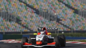 Jarno Opmeer in control in the return to action of the Formula Renault Eurocup