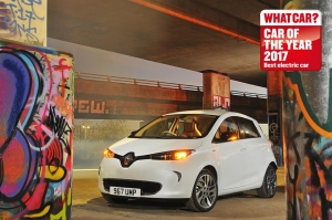 ZOE named Best Electric Car as it wins for the fourth consecutive Year at What Car ? Awards 2017