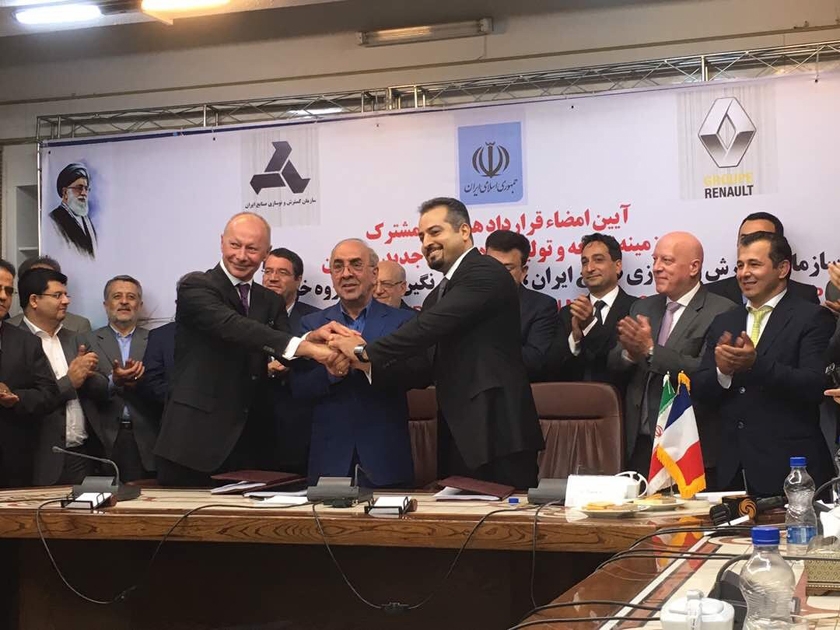 Groupe Renault signe une nouvelle joint-venture en Iran