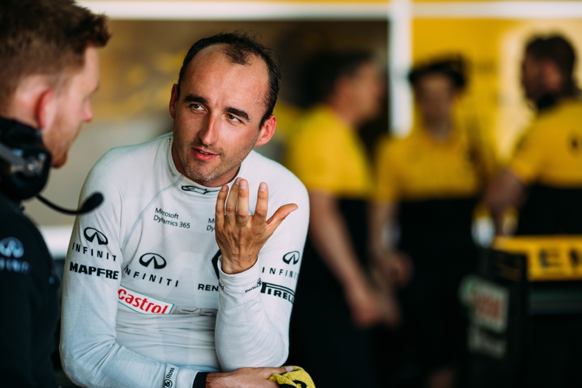 Robert Kubica revive sensações da Fórmula 1 em Valência
