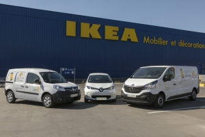 Renault MOBILITY fournit un service de véhicules en autopartage à IKEA France