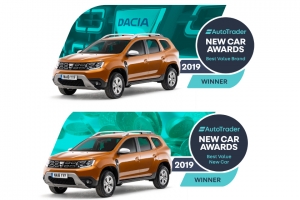 Double Win for Dacia at Auto Trader New Car Awards 2019