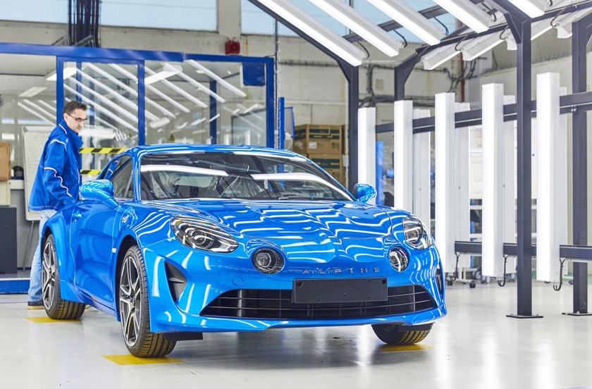 Le Groupe Renault inaugure la nouvelle ligne de production de l’Alpine A110 à Dieppe